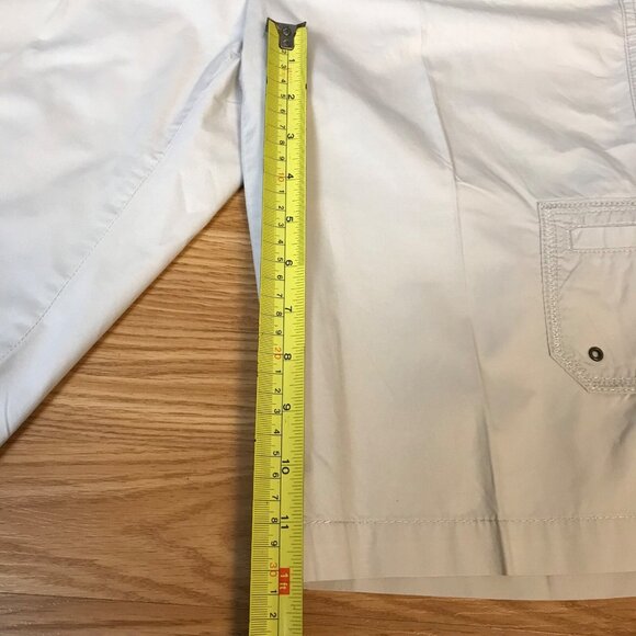 Tribal Womens Bermuda Cargo Shorts Sz 4 Beige  Cotton Lightweight Casual Summer - Picture 11 of 12